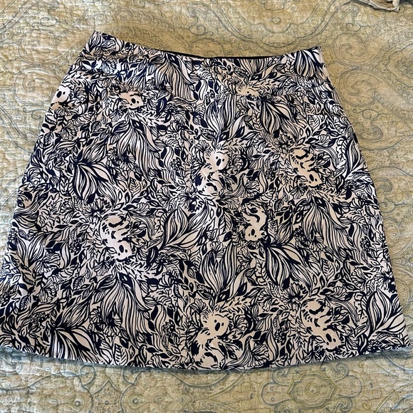 Lilly Pulitzer High Tide Navy Gday Mate Golf Luxletic Monika Skort UPF 50 - Picture 2 of 10